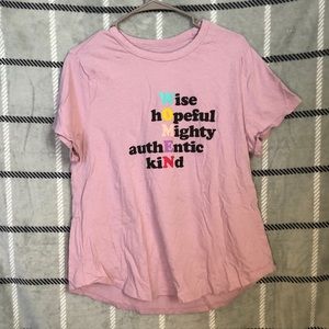 Purple woman tee shirt